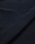 Dzianina ściągacz prążkowany prążek czarny bawełniana  