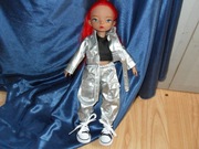 lalka 30 cm, minka, czerwone włosy, koński ogon