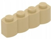 LEGO PALISADA 1X4 PIASKOWA