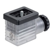Gniazdo wtykowe MW, z diodą LED 24 V W0970510012