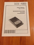 Eksportowa instrukcja obsługi do MK 450 + schemat