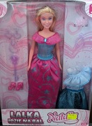 Lalka Natalia w balowej sukni z akcesoriami Artyk