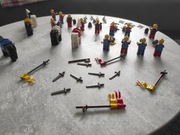 LEGO castle lata 80 figurki + konie + akcesoria