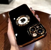 Czarne etui na iPhone 15, 14, 13, 12, 11 Pro Max 15, 14 Plus