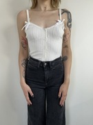 Koronkowy top gorsetowy, romantyczny, delikatny rozm. S FB Sister