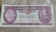BANKNOT 100 FORINT Z 1989 ROKU PIĘKNIE ZACHOWANY