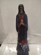 Stara rzeźba ludowa ,,Madonna na kuli"