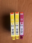 Tusze HP 920 xl żółw i magenta