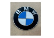 Naklejka ŻEBROWANA Znaczek BMW Emblemat Kluczyk Pilot logo 14mm zaślepka