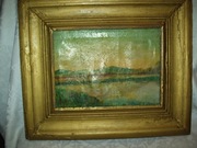 OBRAZ OLEJNY NA PŁÓTNIE - PEJZAŻ