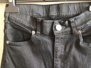 DRDENIM CZARNE SPODNIE WYSOKI STAN __XS