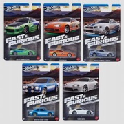 Hot Wheels - Fast & Furious Brian O'Conner (Silver Series) - Zestaw 5 autek