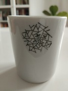 Kubek bez ucha, wzór "pajęczynkowy", CHODZIEŻ