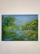 Obraz pejzaż, marzycielski krajobraz, 70x50 cm