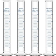 Cylinder miarowy z podziałką 50 ml  4-pak 