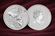 Rok Myszy Lunar III 2020 1 oz Ag 9999 Perth Mint moneta srebrna