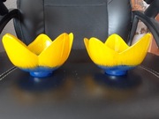 Swiecznik szwecja recznie malowane 2 szt-30zl