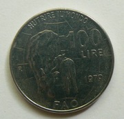 Włochy 100 lir, 1979. FAO