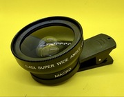 Zestaw uniwersalnych obiektywów do telefonu – 0.45x Wide Angle + Makro