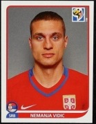 299 Nemanja Vidic 2010 Panini World Cup