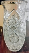 Kryształowy duży wazon