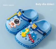 Nowe piankowe dziecięce chodaki klapki typu crocs na basen kapcie 15,5cm