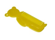 KOLEKCJONERSKI GRZEBIEŃ PRL - Z WIZERUNKIEM MISIA - MIŚ - ŻÓŁTY