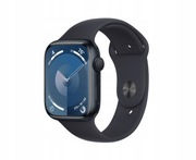 Apple Watch Series 9 GPS 45mm stan jak nowy bateria 100 procent komplet