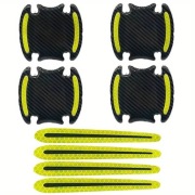 Folia odblaskowa na klamki drzwi auta