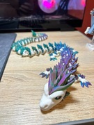 SMOK KRYSZTAŁOWY DWUKOLOROWY 3D DUŻY 60 CM