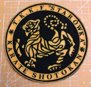 Karate shotokan TKKF Starówka naszywka filc