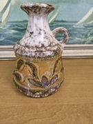 Ceramiczny wazon vintage – „Made in GDR” – styl Fat Lava | wys. 19 cm