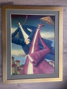 Leszek Sokół obraz olej na płótnie oryginał 