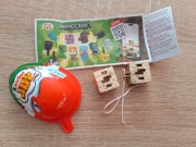 Kinder Joy Minecraft VC399 złoty blok figurka rzadka Nowa