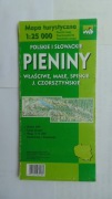 Pieniny polskie i słowackie Mapa turyst. 1 : 25 000