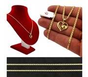 ELEGANCKI ZŁOTY DAMSKI ŁAŃCUSZEK GUCCI + ZAWIESZKA MATKA Z DZIECIĄTKIEM 925