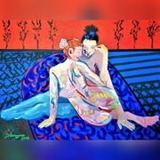 Obraz: Kochanki Akryl/Płótno 80x100 2019 