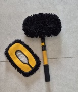 SZCZOTKA TELESKOPOWA DO MYCIA Z MIKROFIBRĄ + NAKŁADKA