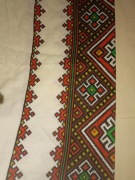 Ukraińska poszewka na poduszkę vintage 80cmx72cm