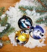 Dzięcioł, ptak polski, dekoracje choinkowe, Święta Bożego Narodzenia