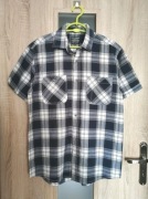Koszula w kratkę na krótki rękaw rozmiar M