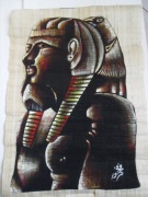 Papirus egipski 2szt.- duży 62x88cm wizerunek faraona + mały 31x23cm Sfinks