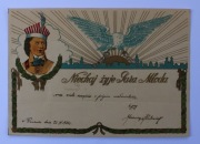 1933 Poznań Telegram Ślubny - Kościuszko - Niechaj żyje młoda para