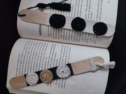 Zakładki do książki, 2sztuki, rękodzieło, szydełko