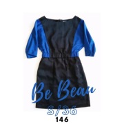 Sukienka z kieszeniami suwak po całości 36/s mini