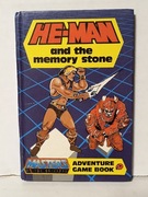 Vintage MOTU He-Man And The Memory Stone Adventure Game Book Angielska