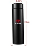 Inteligentny termos kubek termiczny Toyota z wyświetlaczem czarny