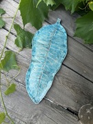 Patera ceramiczna w kształcie liścia