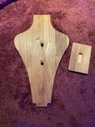 Drewniany stojak na trofeum + gratis lokówka 