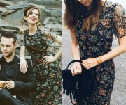 ZARA Luksusowa SUKIENKA koronkowa w kwiaty M BLOG